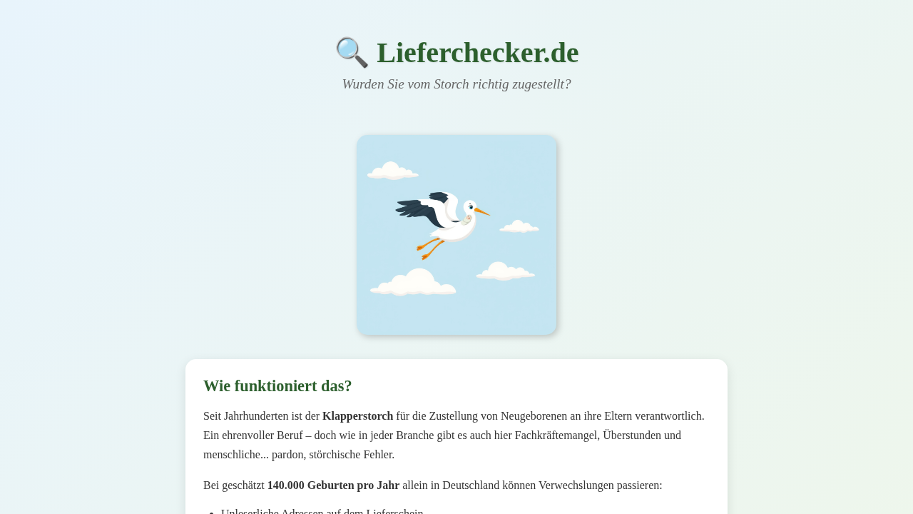 Lieferchecker.de Screenshot