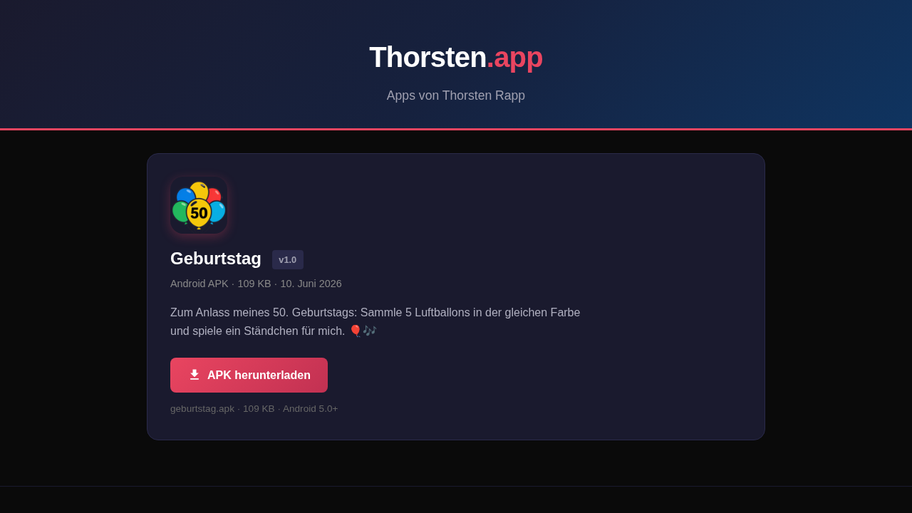 Thorsten.app Screenshot